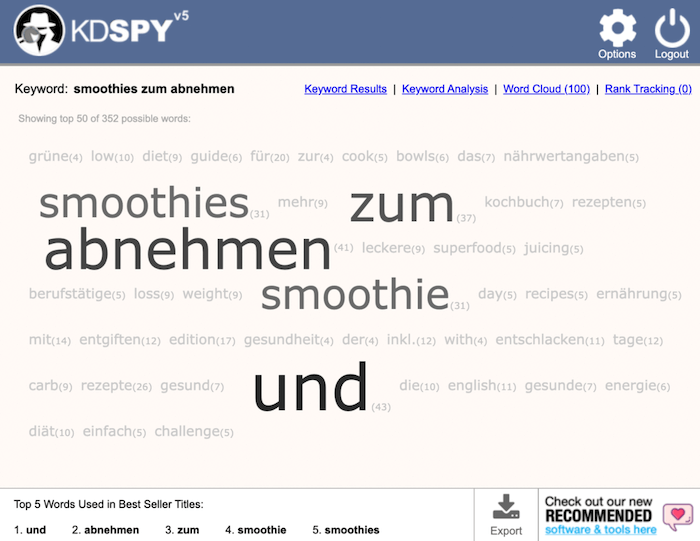 KDSpy Word Cloud