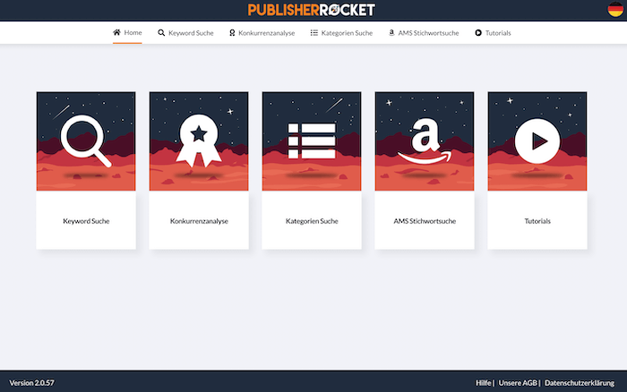 Publisher Rocket Dashboard