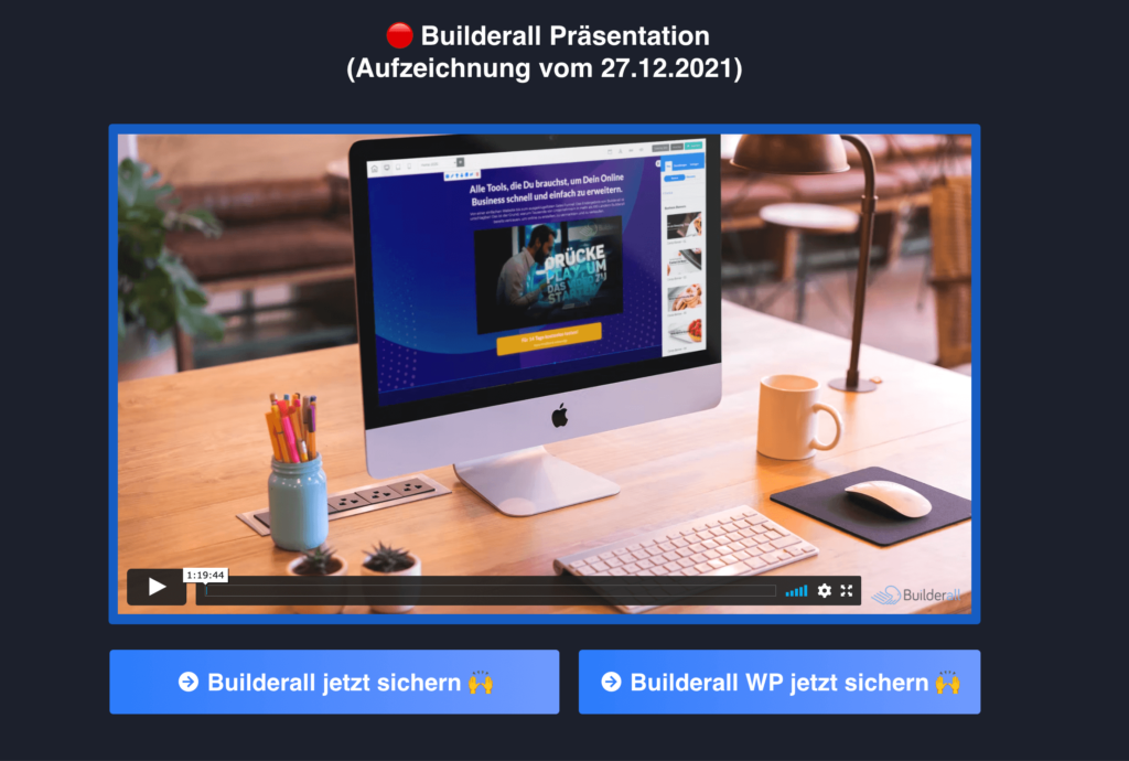 Builderall Live Webinar