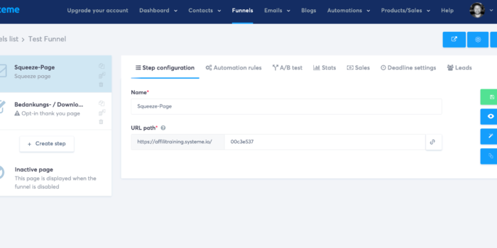 Systeme.io Funnels