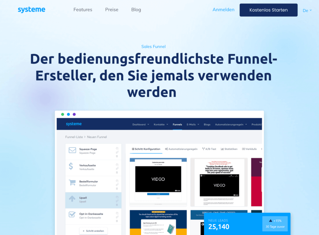 Systeme.io Sales Funnels
