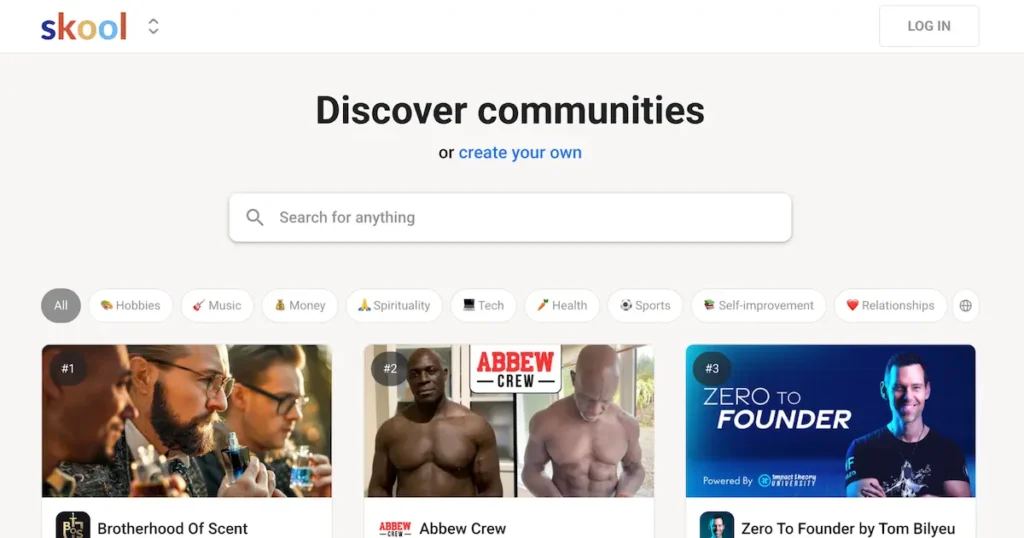 Skool Community aufbauen