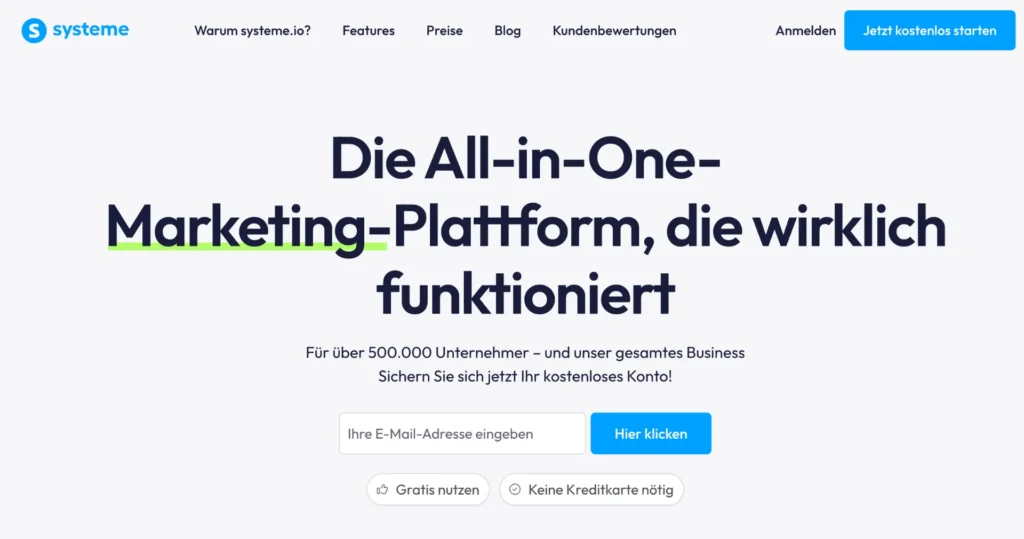 Systeme io Erfahrungen deutsch