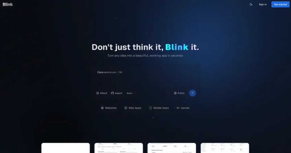 blink.new - AI App Builder