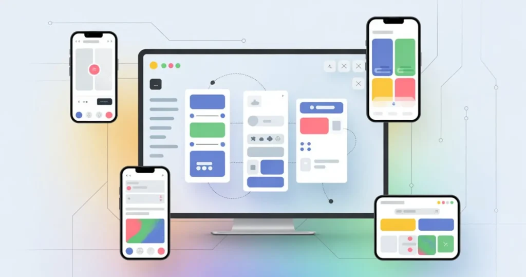 Auf dem Bild sind No Code Apps zu sehen